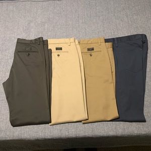 4 pant bundle Banana Republic slim fit pants